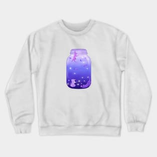 Cats in the Galaxy Jar Crewneck Sweatshirt